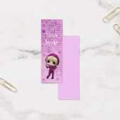 かわいい女の子ブックマークデザイン (オフィス)