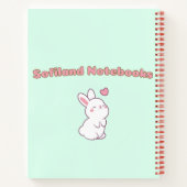 かわいい女の子🌸プレゼントお嬢さん✨🌷ノート ノートブック (裏面)