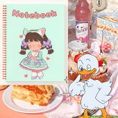 かわいい女の子🌸プレゼントお嬢さん✨🌷ノート ノートブック