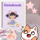 かわいい女の子🌸プレゼントお嬢さん✨🌷ノート ノートブック