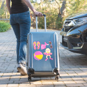 かわいい女の子プールパーティー2 シール (スーツケースインサイチュ)