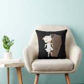 かわいい女の子ママ棺ハロウィーンデザイン クッション (椅子)