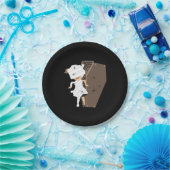 かわいい女の子ママ棺ハロウィーンデザイン ペーパープレート (パーティー)