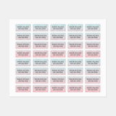 かわいい女の子マーメイドキッズ名電話スクールウェア ラベル (シート)