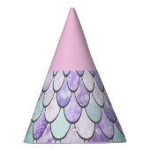 かわいい女の子マーメイドバースデーパーティーパーティー帽子 パーティーハット (右)