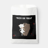 かわいい女の子ミイラ棺ハロウィンキッズパーティー フェイバーバッグ (正面)