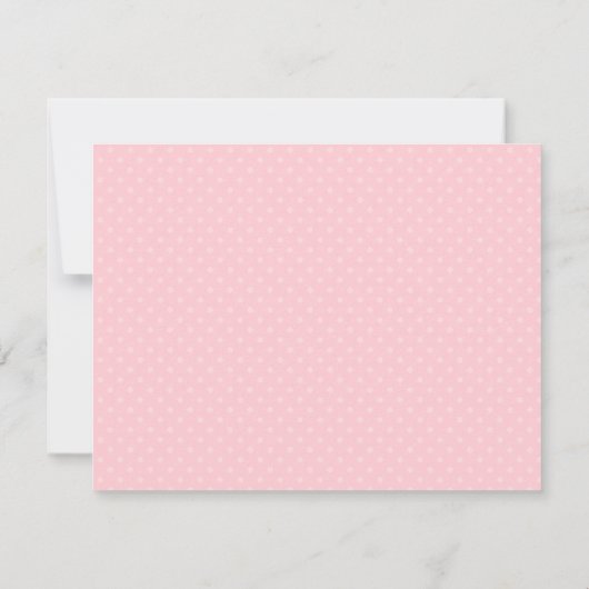 かわいい女の子体操バースデーパーティ招待状 招待状 (裏面)