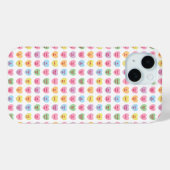 かわいい女の子向けのカスタム小さな会話ハートのパターン Case-Mate iPhoneケース (裏面 (横))