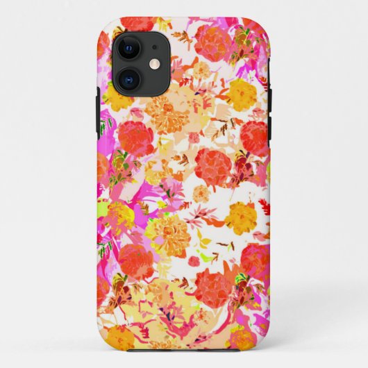 かわいい女の子向け花柄 Case-Mate iPhoneケース (裏面)
