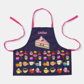 かわいい女の子料理ベーキングパーティー食品誕生日ギフト エプロン (正面)