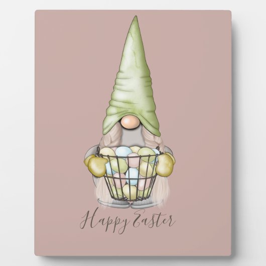 かわいい女の子格言とエッグイースターホリデー フォトプラーク (正面)