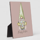 かわいい女の子格言とエッグイースターホリデー フォトプラーク (側面)