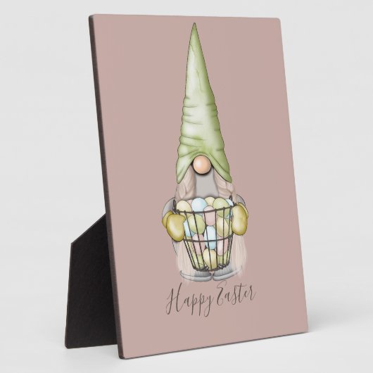 かわいい女の子格言とエッグイースターホリデー フォトプラーク (側面)