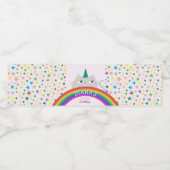 かわいい女の子誕生日 ペットボトルラベル (シングルラベル)