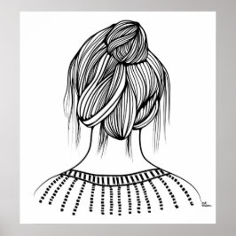 かわいい女の子髪型 ポスター