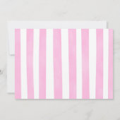 かわいい女の子2ndファームフォト誕生日 招待状 (裏面)