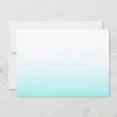 かわいい女の子5th誕生日バルーンパーティー 招待状 (裏面)