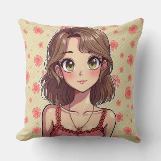 かわいい女の子 クッション