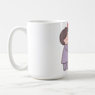 かわいい女の子 コーヒーマグカップ