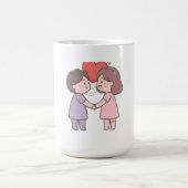 かわいい女の子 コーヒーマグカップ (中央)