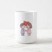 かわいい女の子 コーヒーマグカップ (中央)