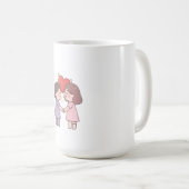 かわいい女の子 コーヒーマグカップ (正面右)