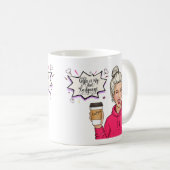 かわいい女の子 コーヒー好き ギフト コーヒーマグカップ (正面右)