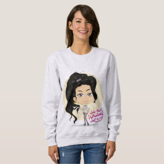 かわいい女の子 スウェットシャツ