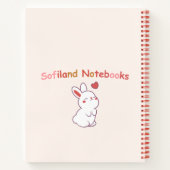 かわいい女の子💗🌷 ノートブック (裏面)