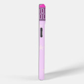 かわいい女の子&ピンクの花エレガントフローラデザイン Case-Mate iPhoneケース (裏面 / 右)