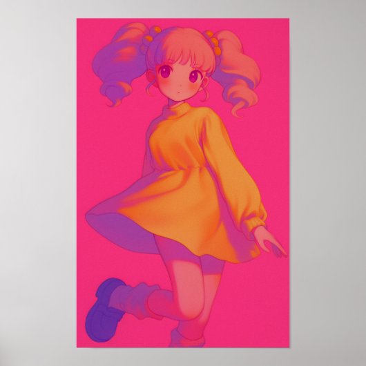 かわいい女の子 ポスター (正面)