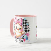 かわいい女の子 マグカップ (正面左)