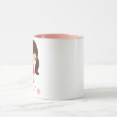 かわいい女の子 マグカップ (中央)