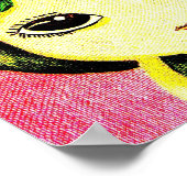 かわいい女の子 – 木を育てる ポスター (角)