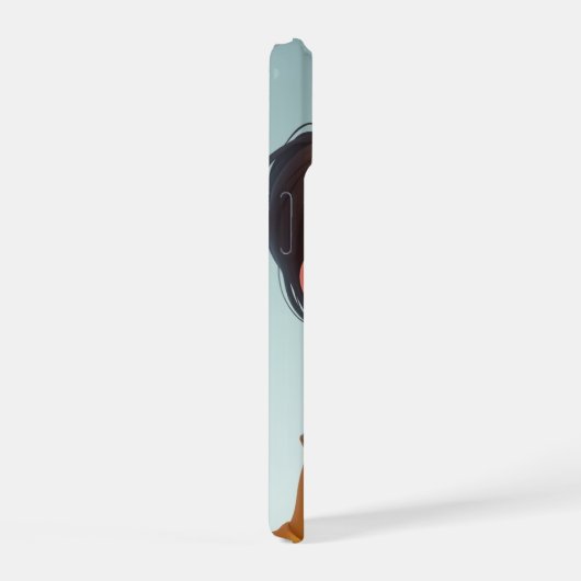 かわいい女の子 iPhone 15ケース (右側面)