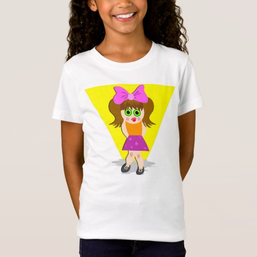 かわいい女の子 Tシャツ (正面)