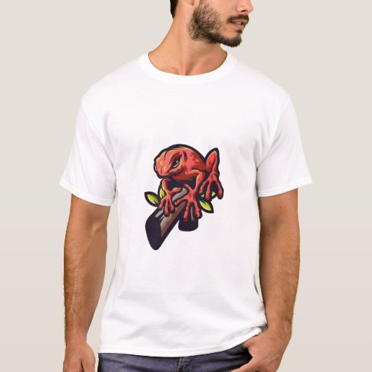 かわいい女の蛙 Tシャツ (正面)