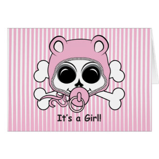 かわいい女の赤ちゃんのスカル