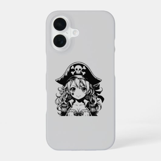 かわいい女子のiPhone 16 カバー - スイートでおしゃれ (裏面)