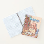 かわいい女子学生ノート ノートブック (内部)