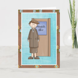 かわいい女子校長表彰 サンキューカード