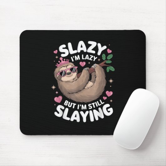 かわいい女子 Funny Animal Sloth Slay Meme Trend マウスパッド (マウス)