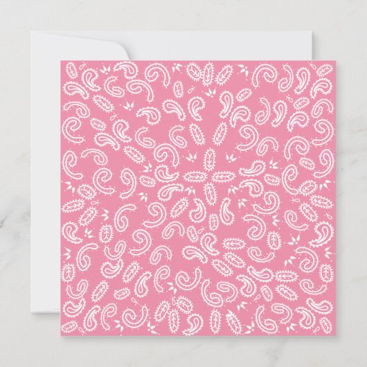 かわいい女性のカーボーイの誕生日パーティーのラッソ招待状カード 招待状 (裏面)