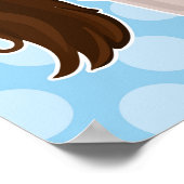 かわいい女性のカーボーイオンホース – ロデオブロンド ポスター (角)