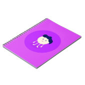 かわいい女性キャラクター ノートブック (左側)