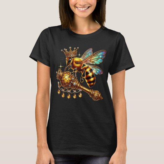 かわいい女王蜂の愛好家 Tシャツ (正面)