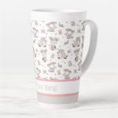 かわいい女読の子の本の贈り物アイディア カフェラテマグ (右アングル)