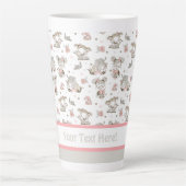 かわいい女読の子の本の贈り物アイディア カフェラテマグ (正面)