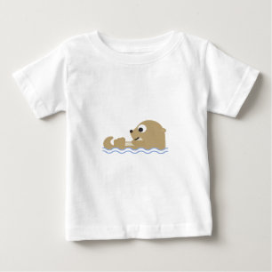かわいい女 ベビーTシャツ