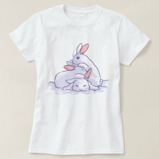 かわいい女 Tシャツ (デザイン正面)
